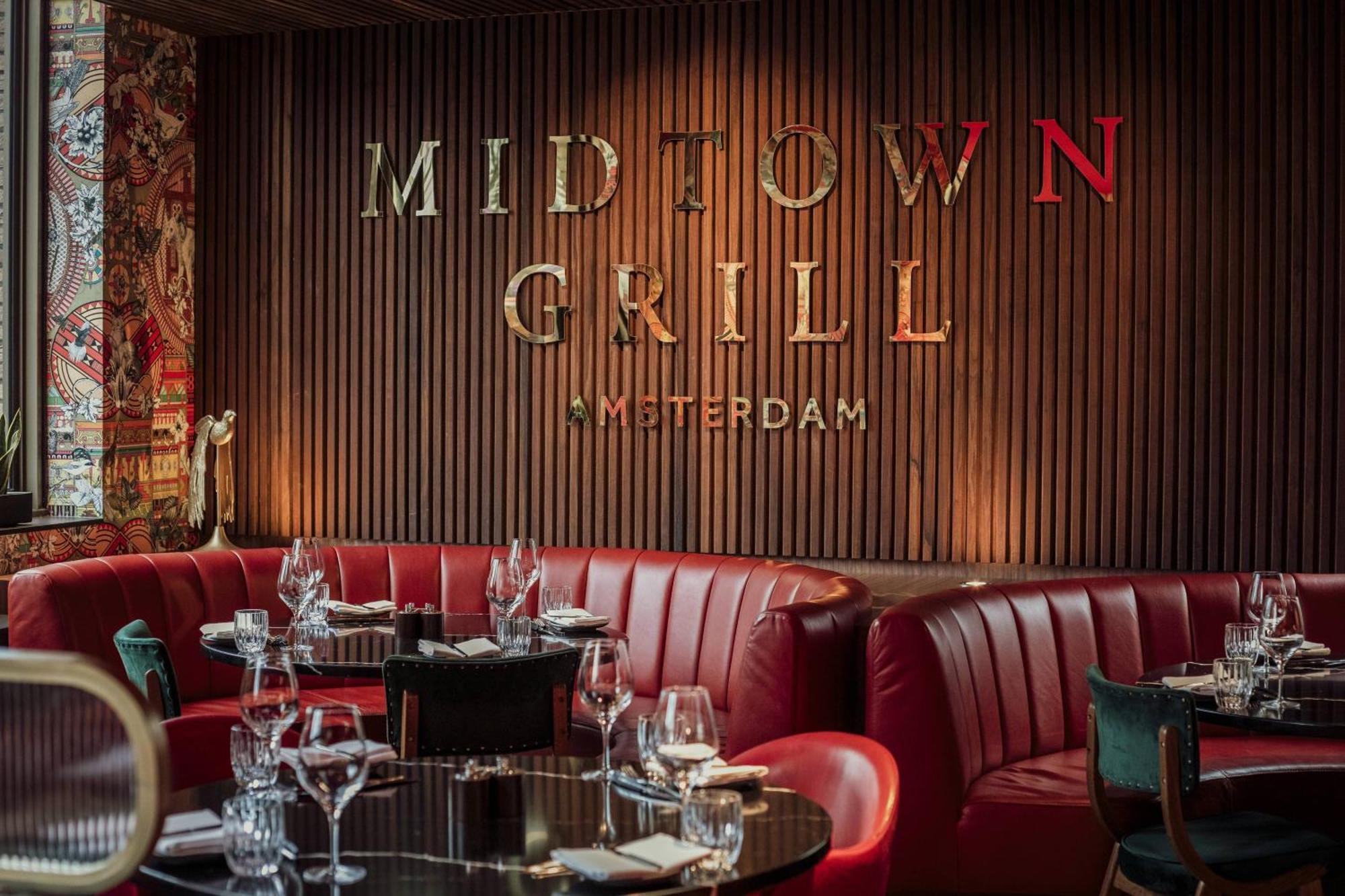 Amsterdam Marriott Hotel Exterior foto Midtown Grill